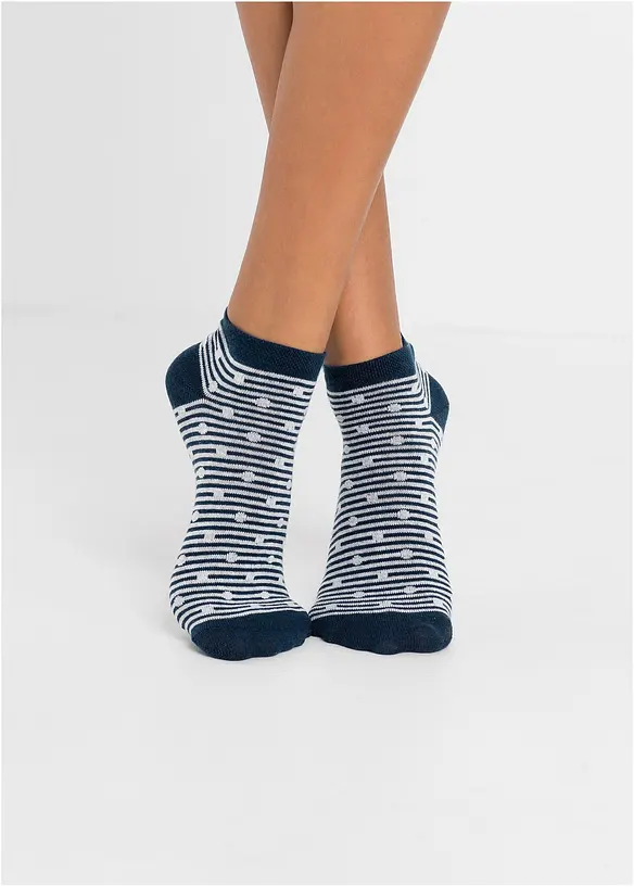 bonprix Sneakersocken mit Bio-Baumwolle (8er Pack) im Angebot