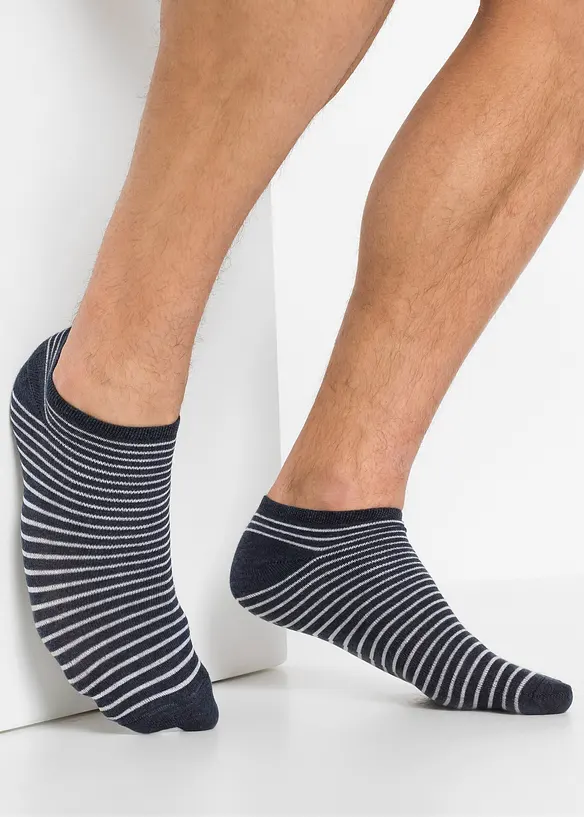bonprix Sneakersocken mit Bio-Baumwolle (8er Pack) im Angebot