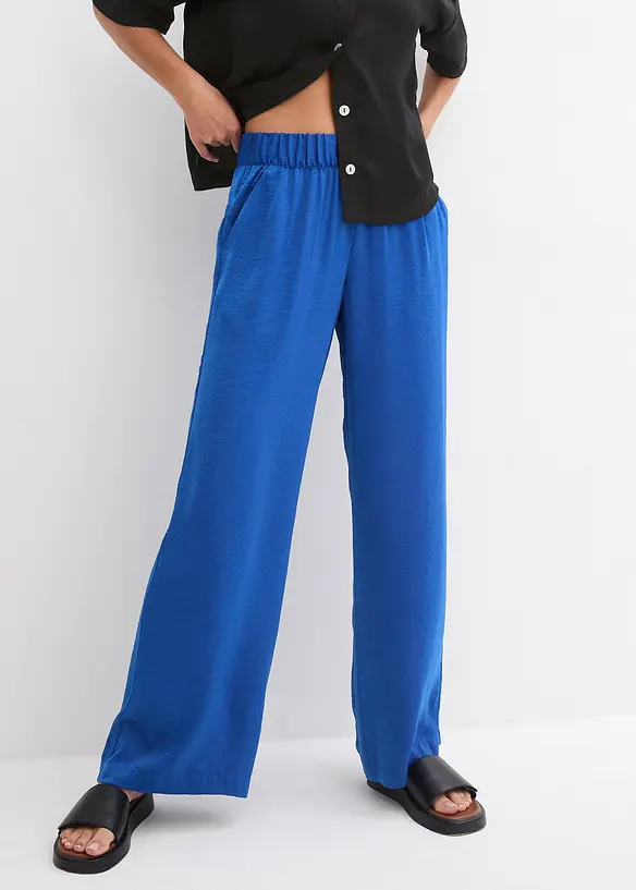 bonprix Hose mit Struktur-Effekt und Bequembund, lang Meist gekauft