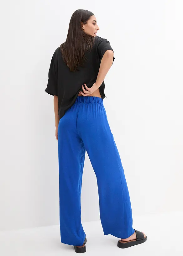 bonprix Hose mit Struktur-Effekt und Bequembund, lang Meist gekauft