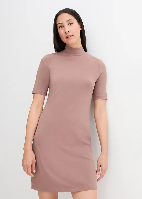 bpc bonprix collection Jersey-Kleid mit Stehkragen, halbarm Neuheiten