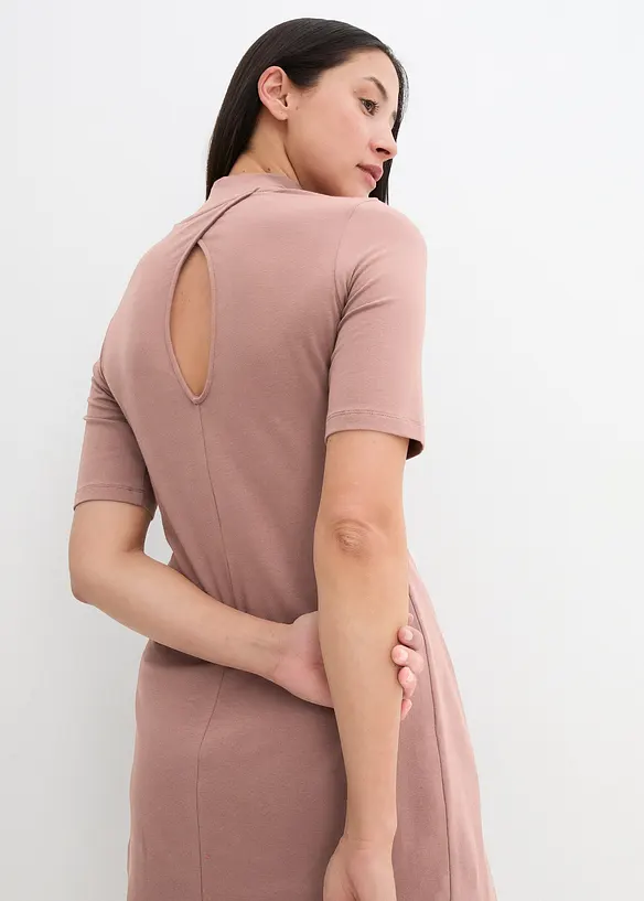 bpc bonprix collection Jersey-Kleid mit Stehkragen, halbarm Neuheiten