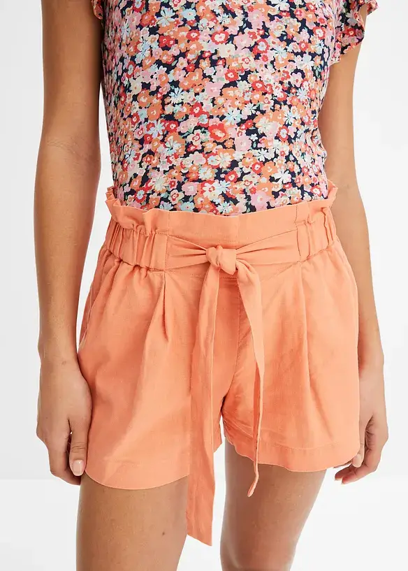 BODYFLIRT Leinenshorts mit hohem Bund JETZT KAUFEN