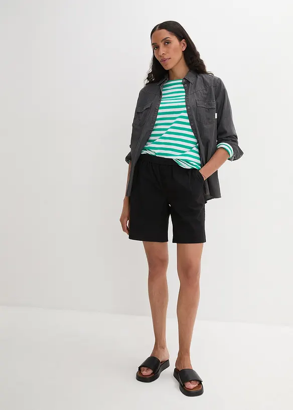 bpc bonprix collection Jeansshorts, High Waist, Bequembund Zeitbegrenzte Promotion