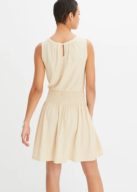 BODYFLIRT Jerseycrepe-Kleid mit Smockeinsatz Begrenzt auf 3 Tage