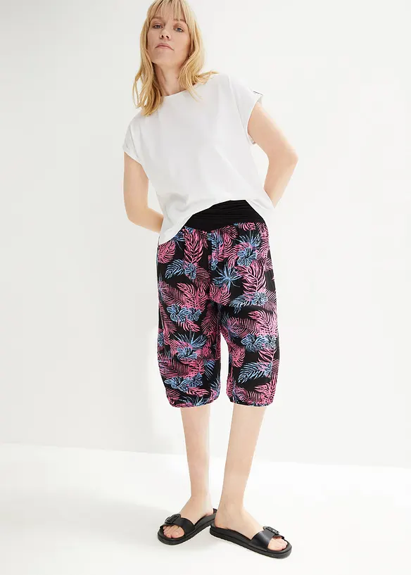 bonprix 3/4-Hose mit Bequembund, Loose-Fit 50% Rabatt für begrenzte Zeit