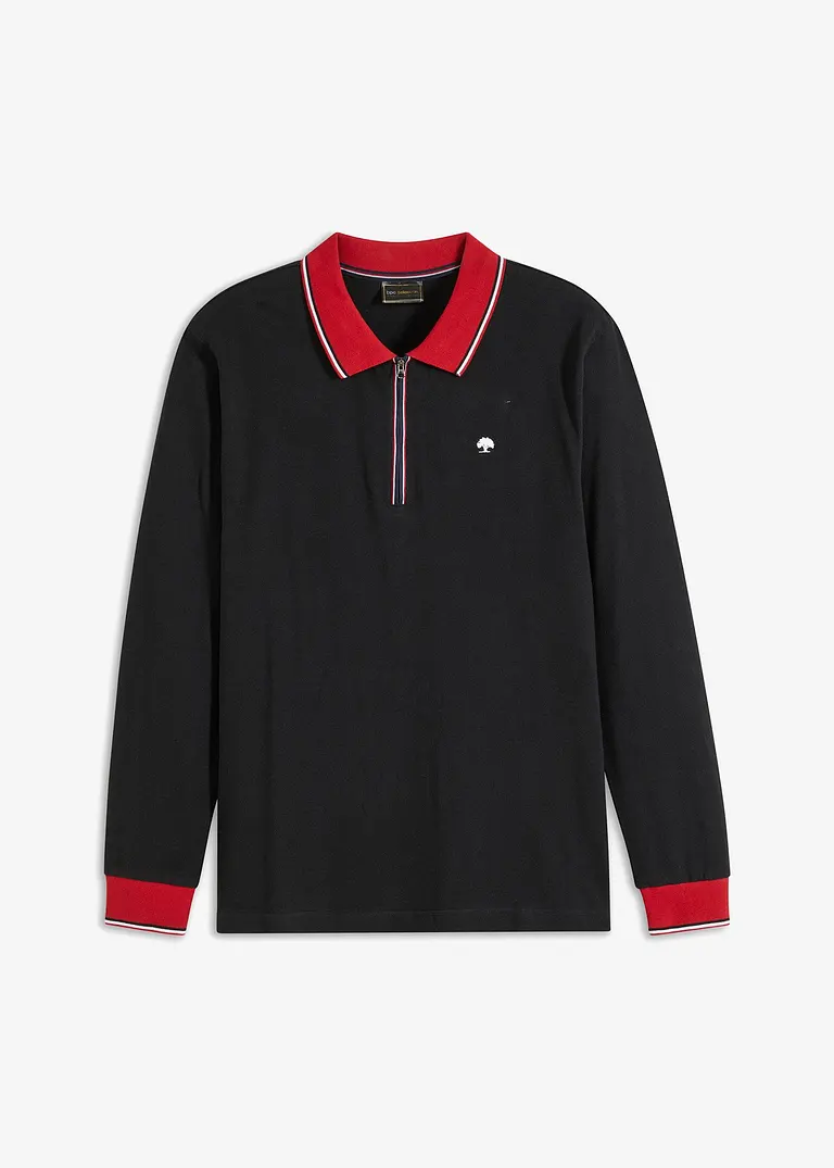 bpc selection Langarm - Poloshirt Flash Sale