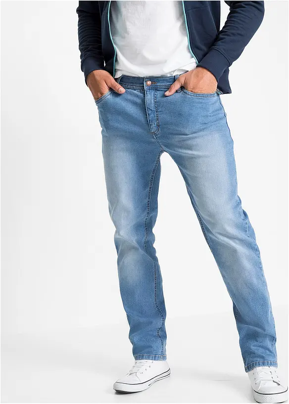 bonprix Regular Fit Stretch-Jeans, Straight (2er Pack) Vatertagsangebot