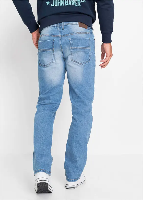 bonprix Regular Fit Stretch-Jeans, Straight (2er Pack) Vatertagsangebot
