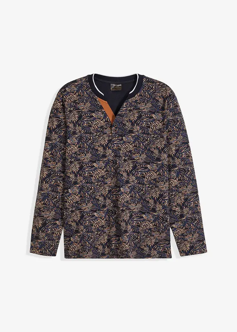 bpc selection Langarm - Henleyshirt Online Outlet
