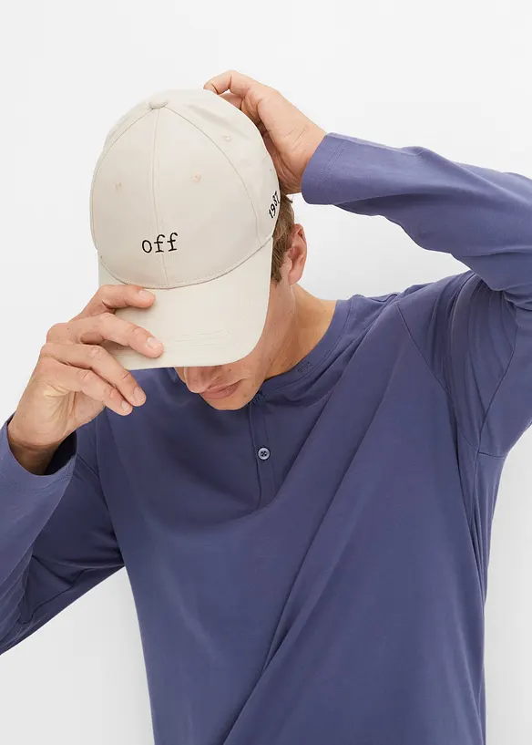 bpc bonprix collection Essential Henleyshirt, Langarm mit Bio-Baumwolle VIP-Rabatte