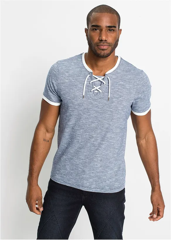 bonprix T-Shirt mit Schnürung aus Bio-Baumwolle Bis zu 60% Rabatt