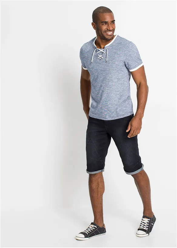 bonprix T-Shirt mit Schnürung aus Bio-Baumwolle Bis zu 60% Rabatt