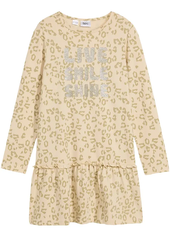bpc bonprix collection Mädchen Jerseykleid mit Bio-Baumwolle Günstiger Verkauf