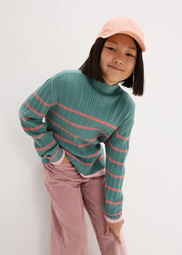 bpc bonprix collection Mädchen Rippen-Strickpullover Exklusivangebot