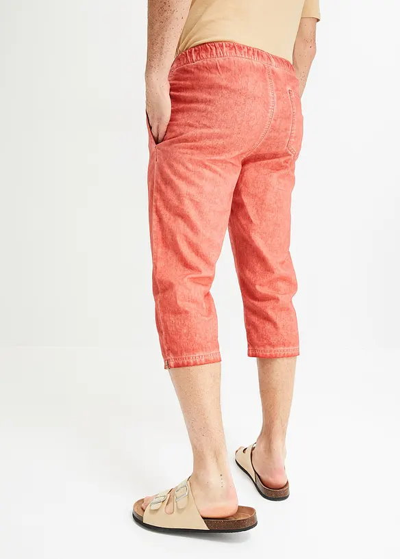 John Baner JEANSWEAR 3/4 Schlupfhose mit Leinen, Regular Fit Neueste Mode