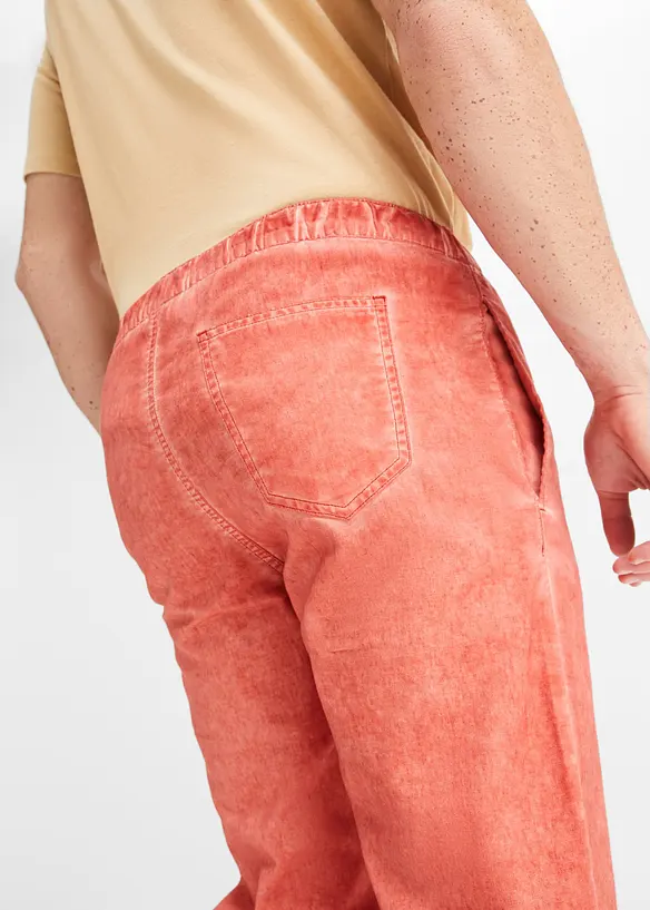 John Baner JEANSWEAR 3/4 Schlupfhose mit Leinen, Regular Fit Neueste Mode