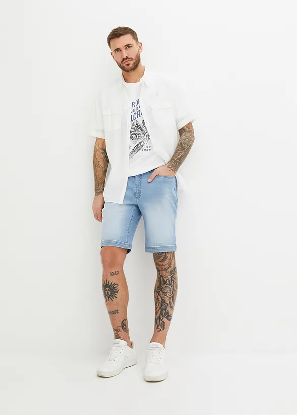 John Baner JEANSWEAR Stretch-Jeans-Bermuda, Regular Fit Neuheiten