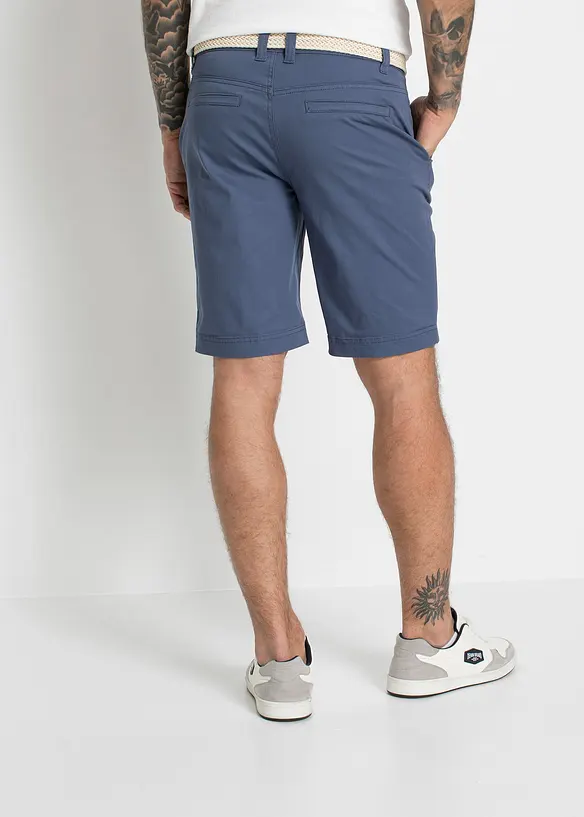 bpc bonprix collection Stretch-Chino-Bermuda mit Gürtel, Regular Fit Tiefpreis