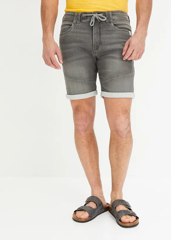 John Baner JEANSWEAR Sweatjeans-Bermuda, Regular Fit Super Sparpreis