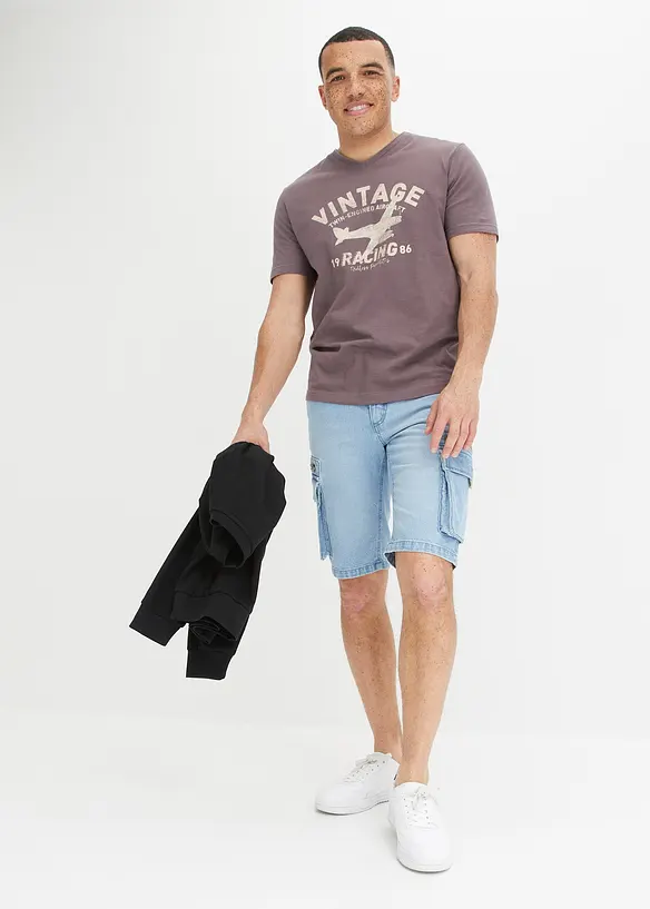 John Baner JEANSWEAR Long Jeans-Shorts mit Cargotaschen, Regular Fit JETZT KAUFEN