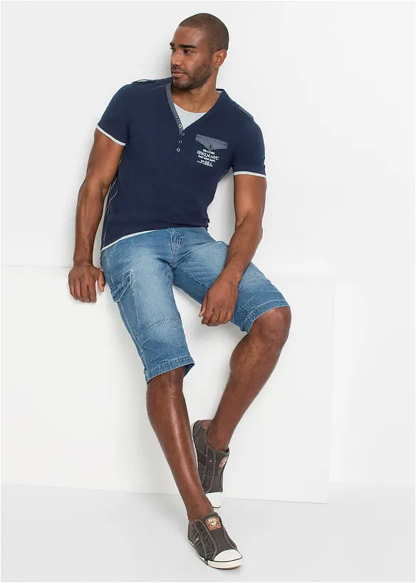 bonprix Jeans-Long-Bermuda, Loose Fit Nur noch ein Tag übrig