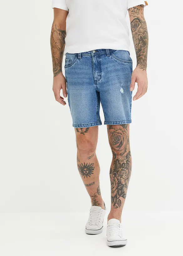 John Baner JEANSWEAR Stretch-Long-Jeans-Shorts, Regular Fit Riesige Rabatte