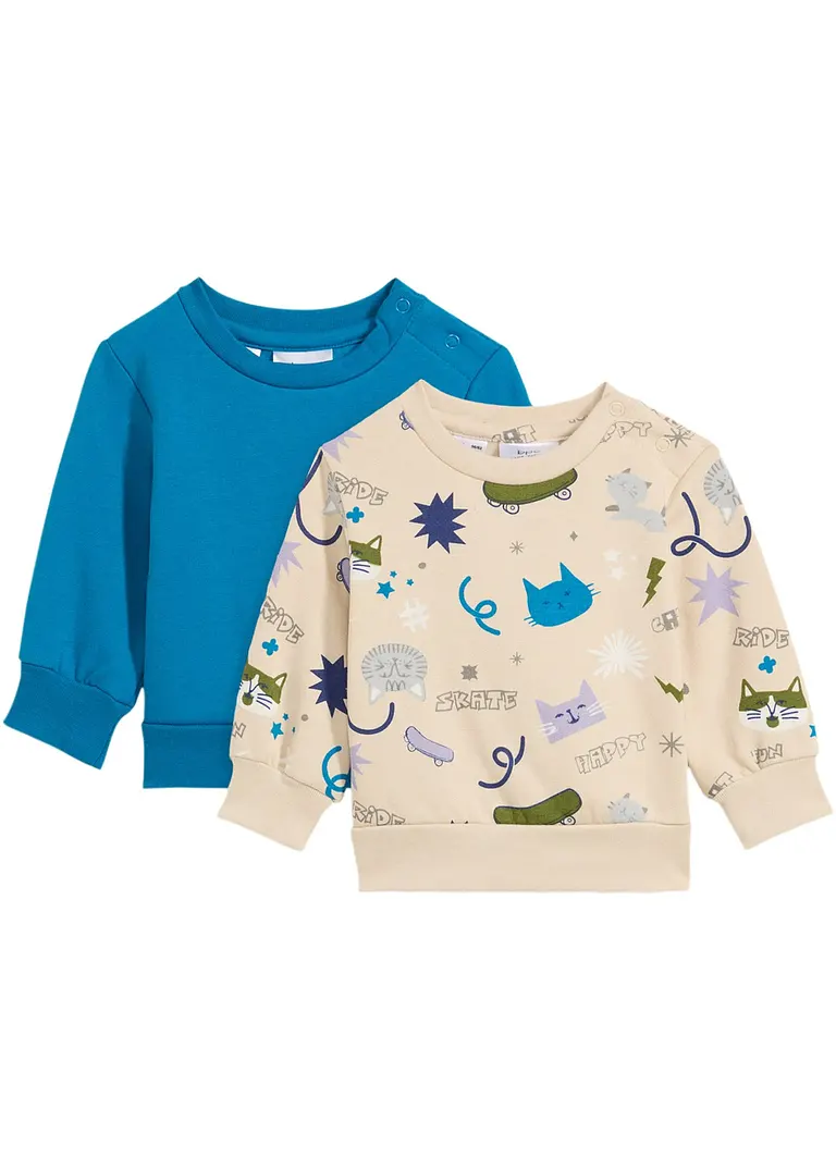 bpc bonprix collection Baby Sweatshirt (2er Pack) Kauf eins, bekomm eins gratis