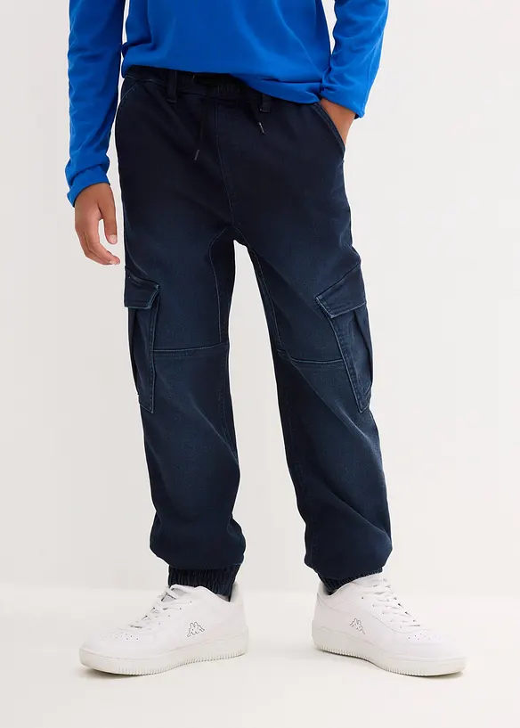 John Baner JEANSWEAR Jungen Jeans mit Cargotaschen, Regular Fit Letzter Tag