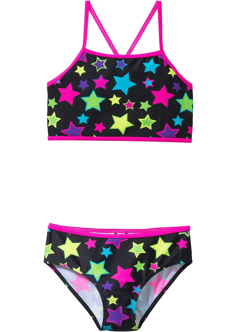 bonprix Mädchen Bikini aus recyceltem Polyamid (2-tlg. Set) Fabrikverkauf
