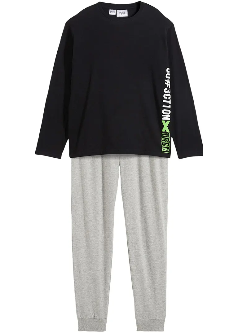 bpc bonprix collection Jungen Pyjama mit Bio-Baumwolle (2-tlg. Set) zollfrei