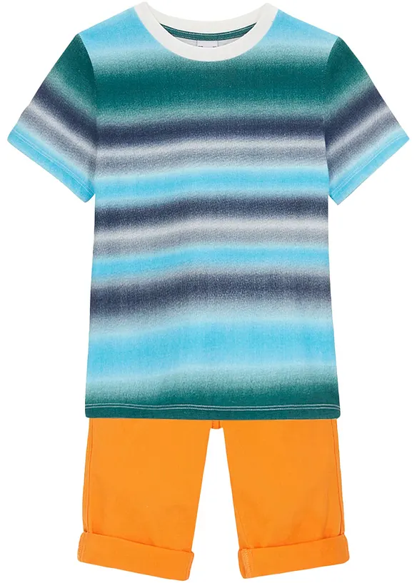 John Baner JEANSWEAR Jungen Stretch Shorts mit T-Shirt (2-tlg.Set) Sonderangebot