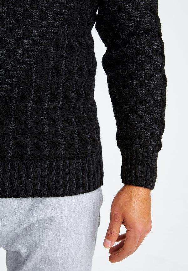 Leif Nelson Strickpullover Grobstrick mit Schalkragen Bis zu 65% Rabatt