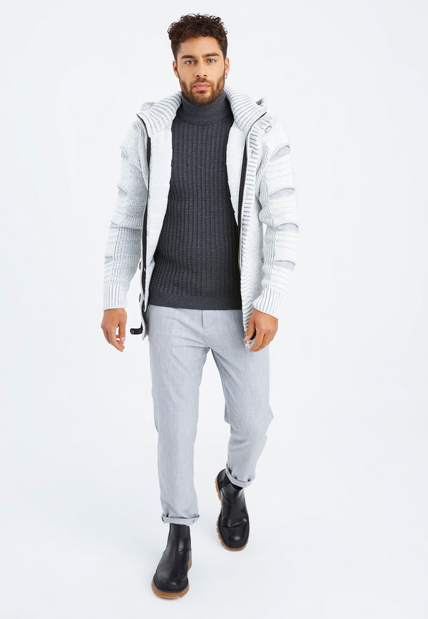 Leif Nelson Strickjacke mit Kapuze Online
