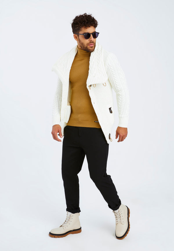 Leif Nelson Strickjacke mit Schalkragen im Angebot