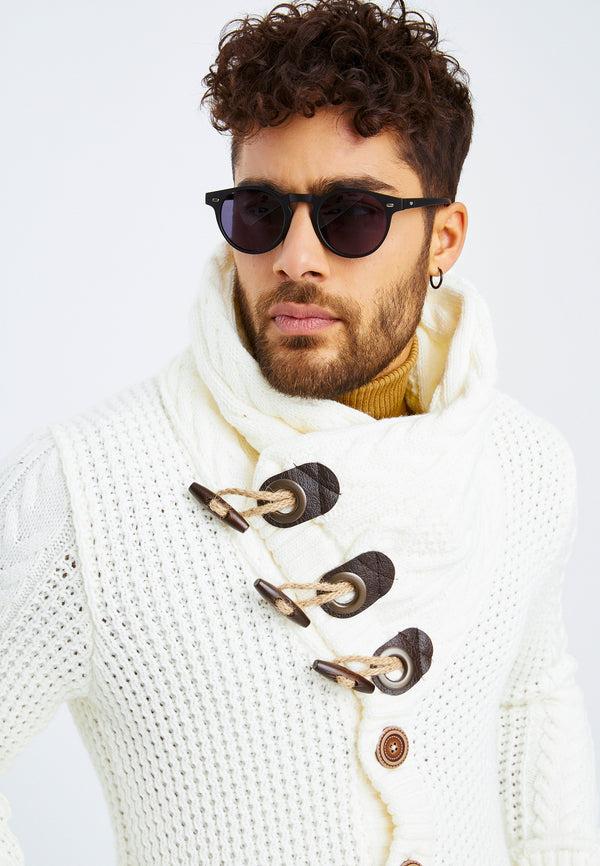 Leif Nelson Strickjacke mit Schalkragen im Angebot