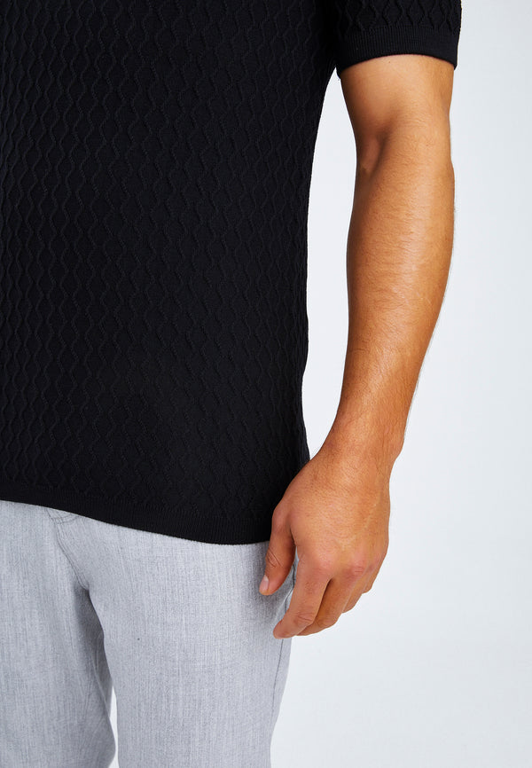 Leif Nelson Polo-Shirt Feinstrick mit Reißverschluss Meist gekauft