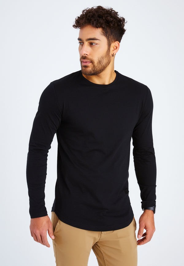 Leif Nelson Longsleeve V-Ausschnitt