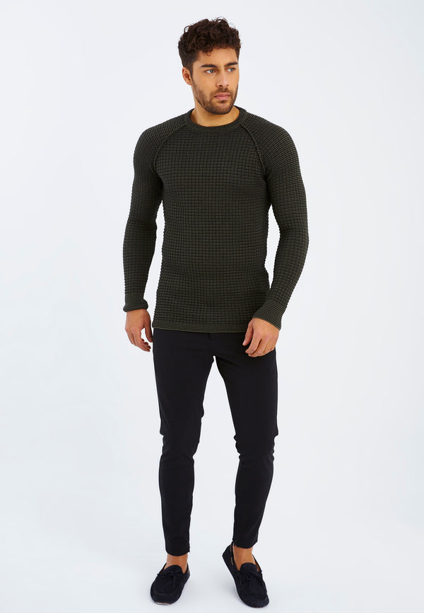 Leif Nelson Strickpullover Feinstrick Rundhals Online