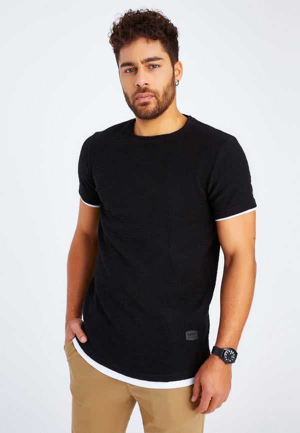 Leif Nelson Rundhals-Shirt