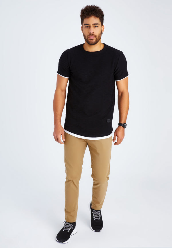 Leif Nelson Rundhals-Shirt Verkauf
