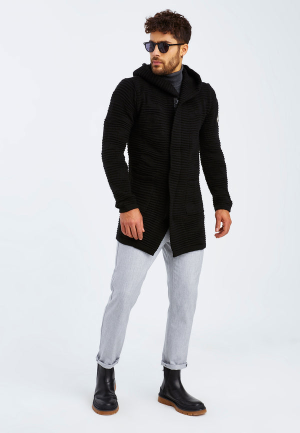 Leif Nelson Strickjacke mit Kapuze Angebote
