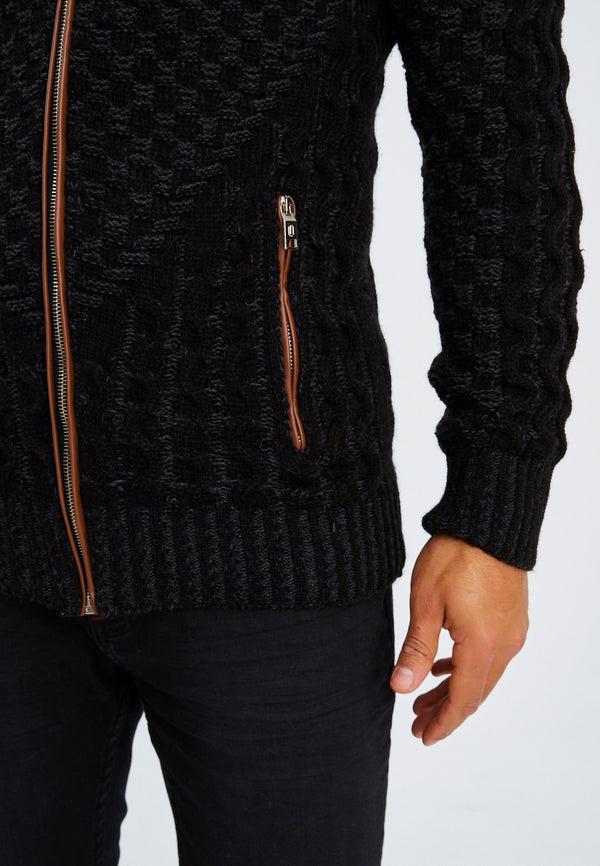 Leif Nelson Strickjacke mit Schalkragen Blitzverkäufe