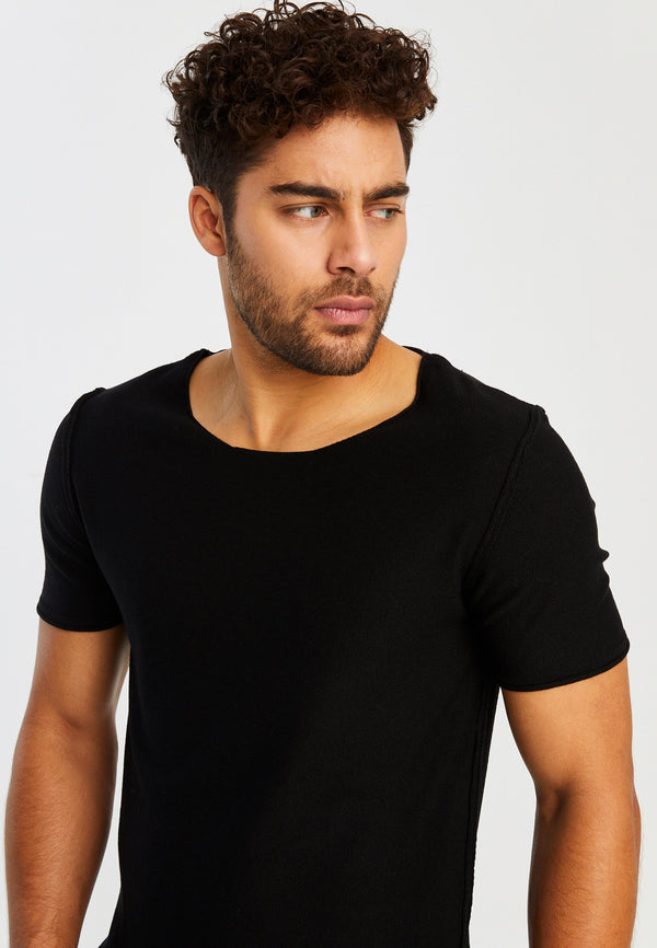 Leif Nelson Rundhals-Shirt Feinstrick Angebote