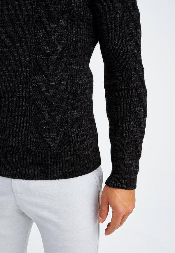 Leif Nelson Grobstrick Rollkragenpullover Günstiger Verkauf