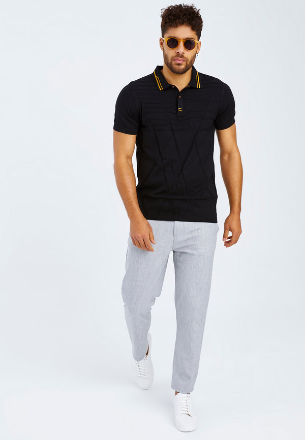 Leif Nelson Polo-Shirt Feinstrick Fabrikverkauf