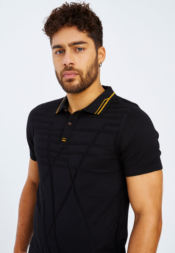 Leif Nelson Polo-Shirt Feinstrick Fabrikverkauf