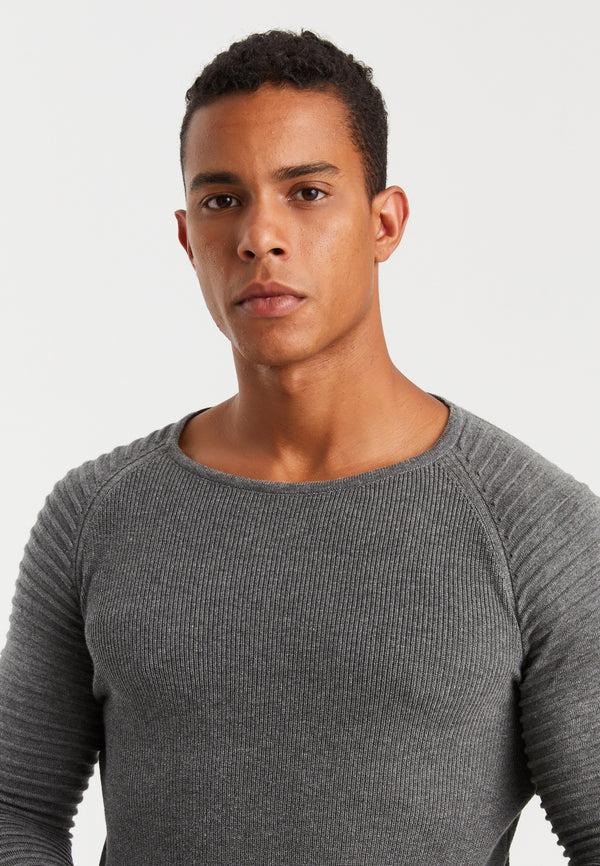 Leif Nelson Strickpullover Feinstrick Rundhals Online