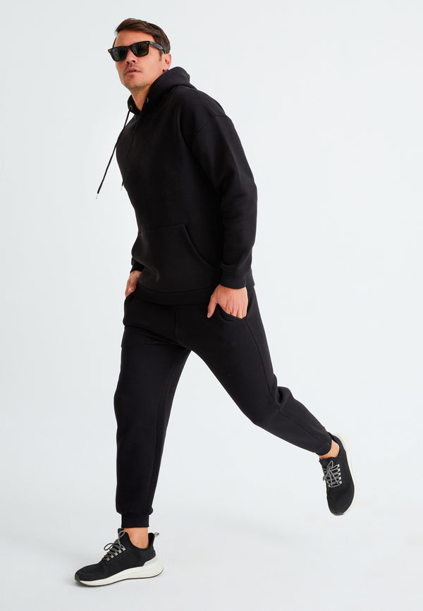Leif Nelson Oversize Kapuzenpullover Auslauf