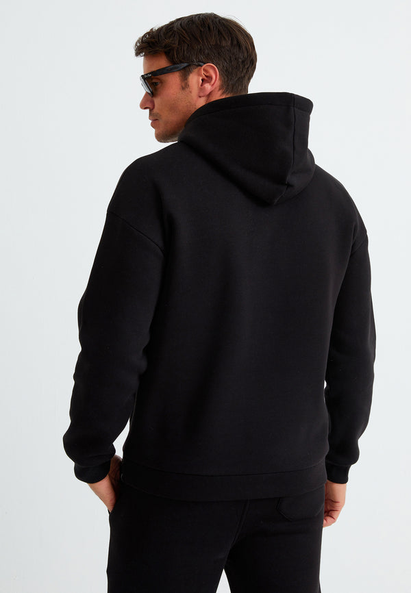 Leif Nelson Oversize Kapuzenpullover Auslauf